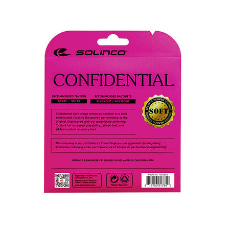 Cuerdas Solinco Confidential Soft Pink 1.20