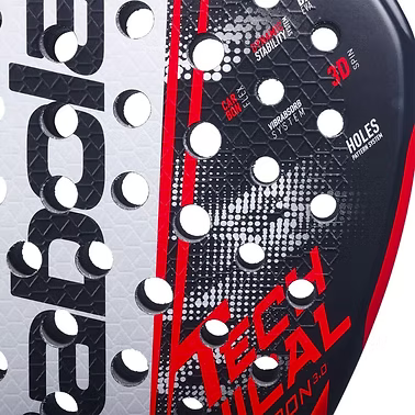 Pala Babolat Technical Veron 2.6 2026 vista rugoso 3D