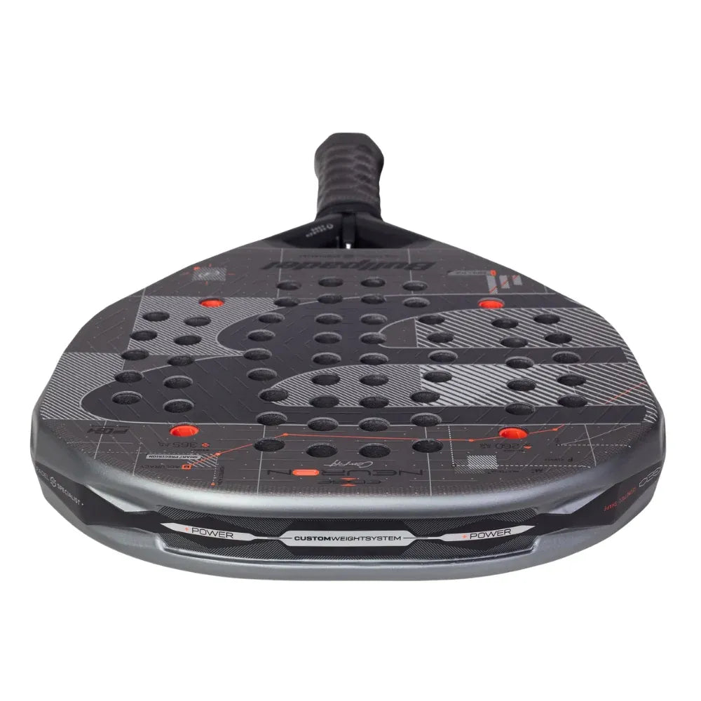 Pala Bullpadel Neuron 02 CMF 2027 acostada