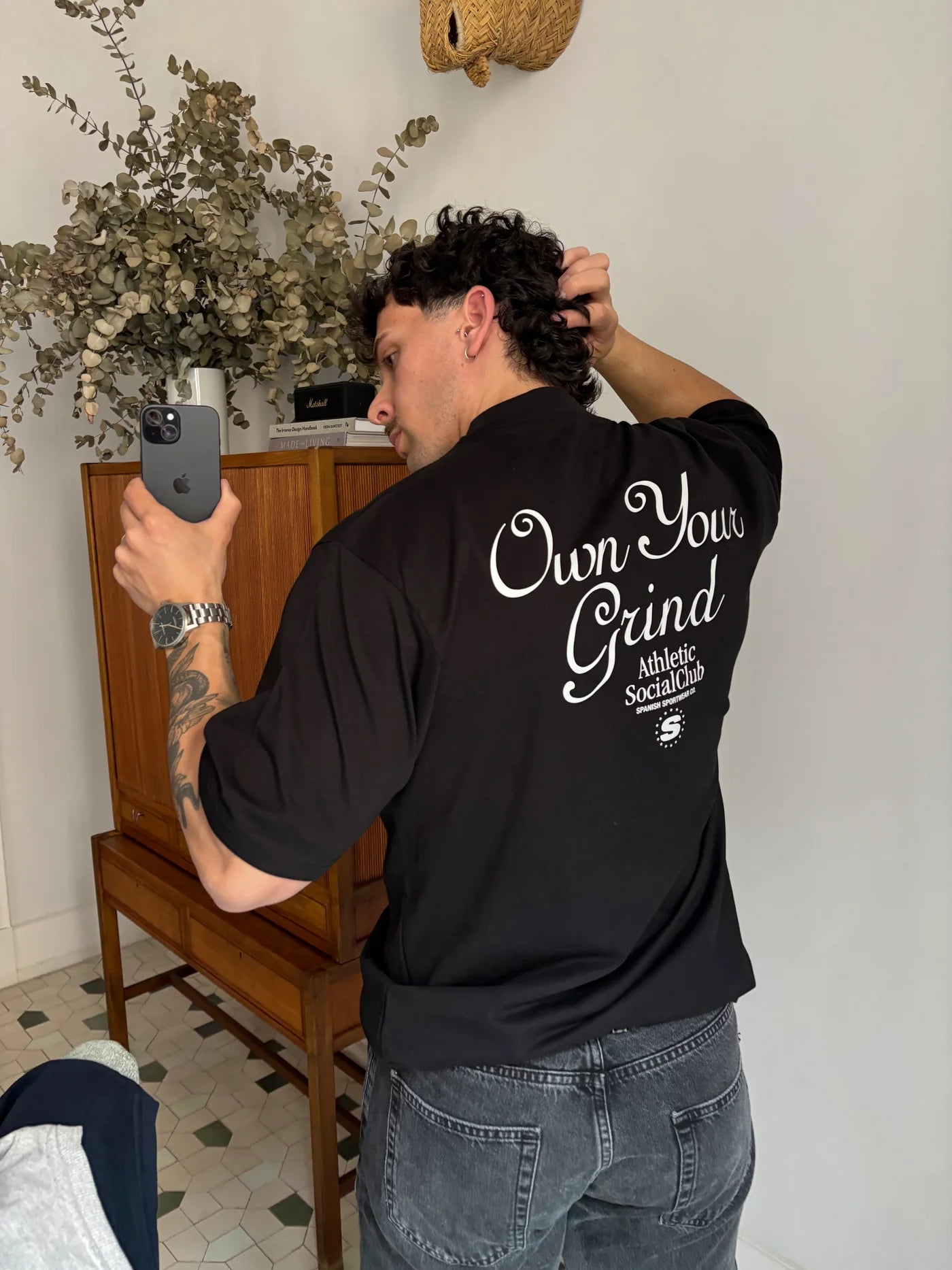 Camiseta SECCO Negra Social Club