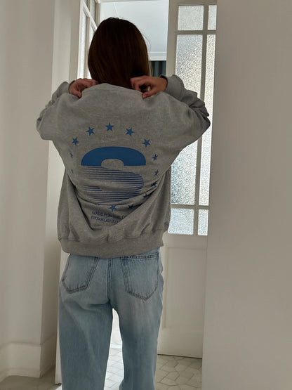 Sudadera Crew Neck Secco Gris
