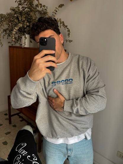 Sudadera Crew Neck Secco Gris