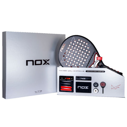 Pack de Pádel NOX AT10 Luxury Genius 12K LTD by Agustín Tapia