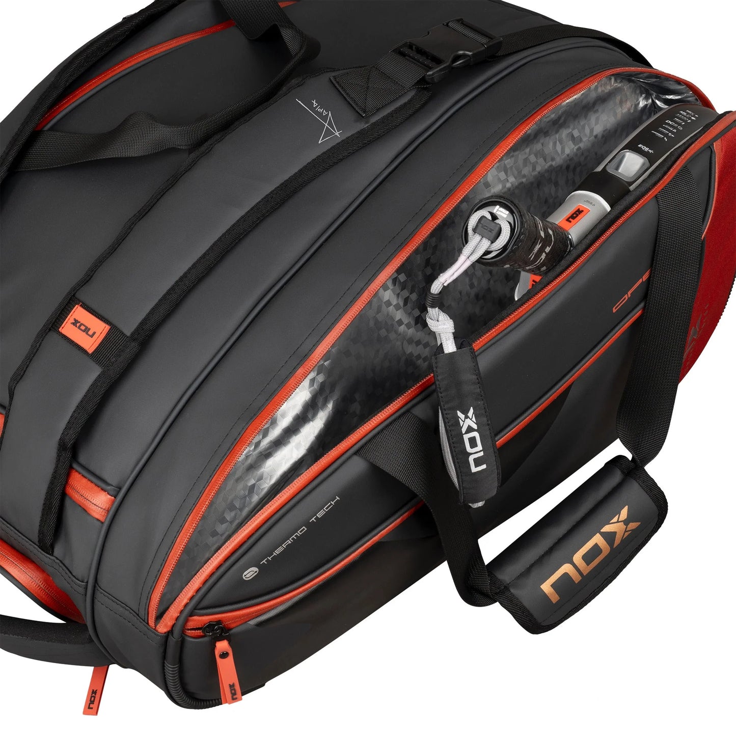 Paletero NOX Luxury Open Negro/Rojo