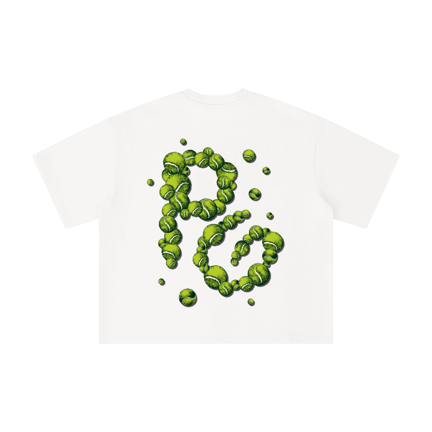 Camiseta PG Balls Oversized — Blanca