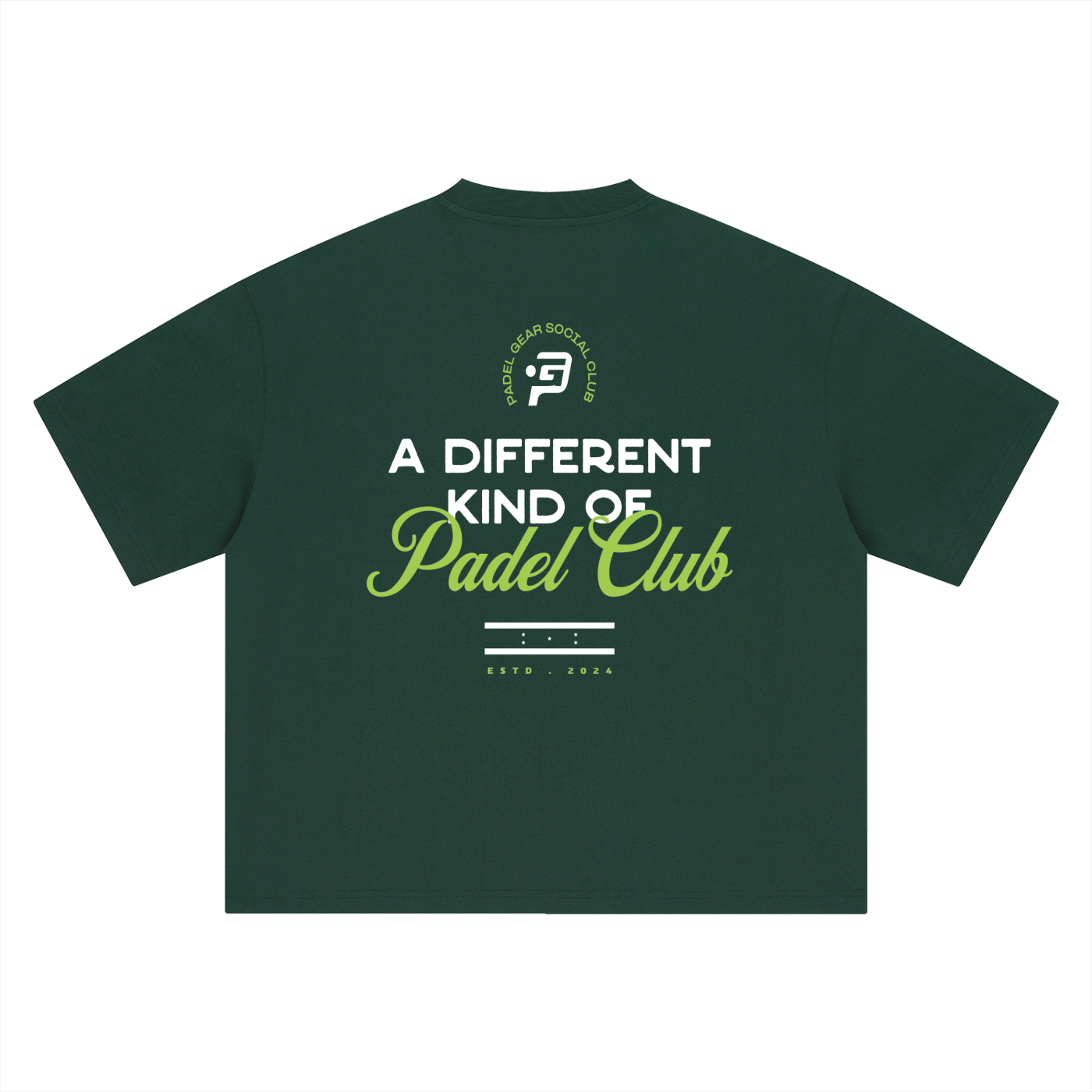 Camiseta PG Social Club Drop Shoulder — Verde