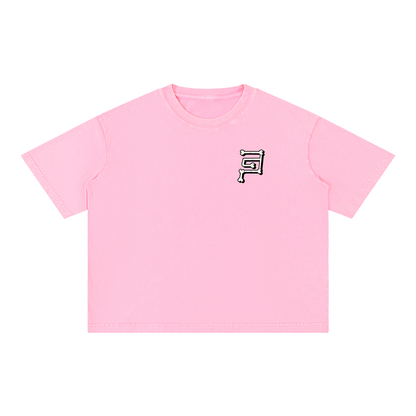 Camiseta PG Bones Boxy Cut — Rosada