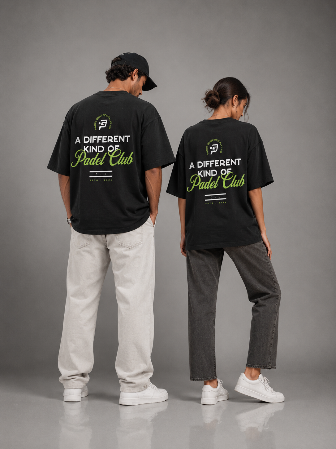 Camiseta PG Social Club Drop Shoulder — negra