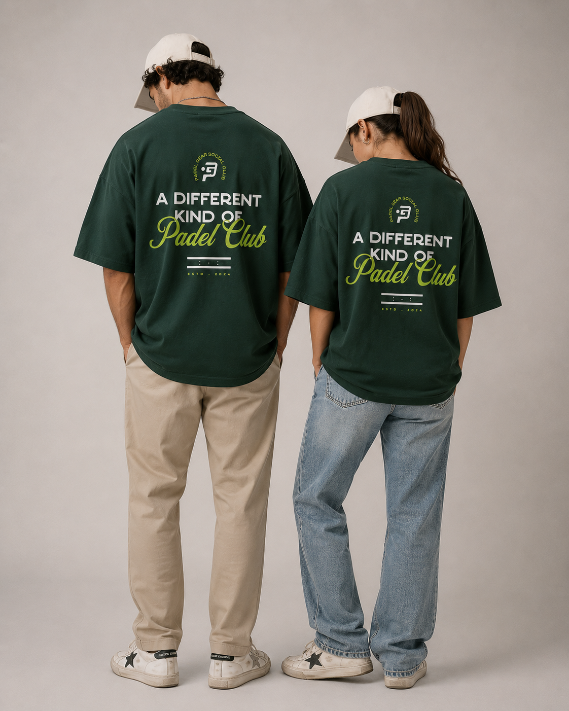 Camiseta PG Social Club Drop Shoulder — Verde