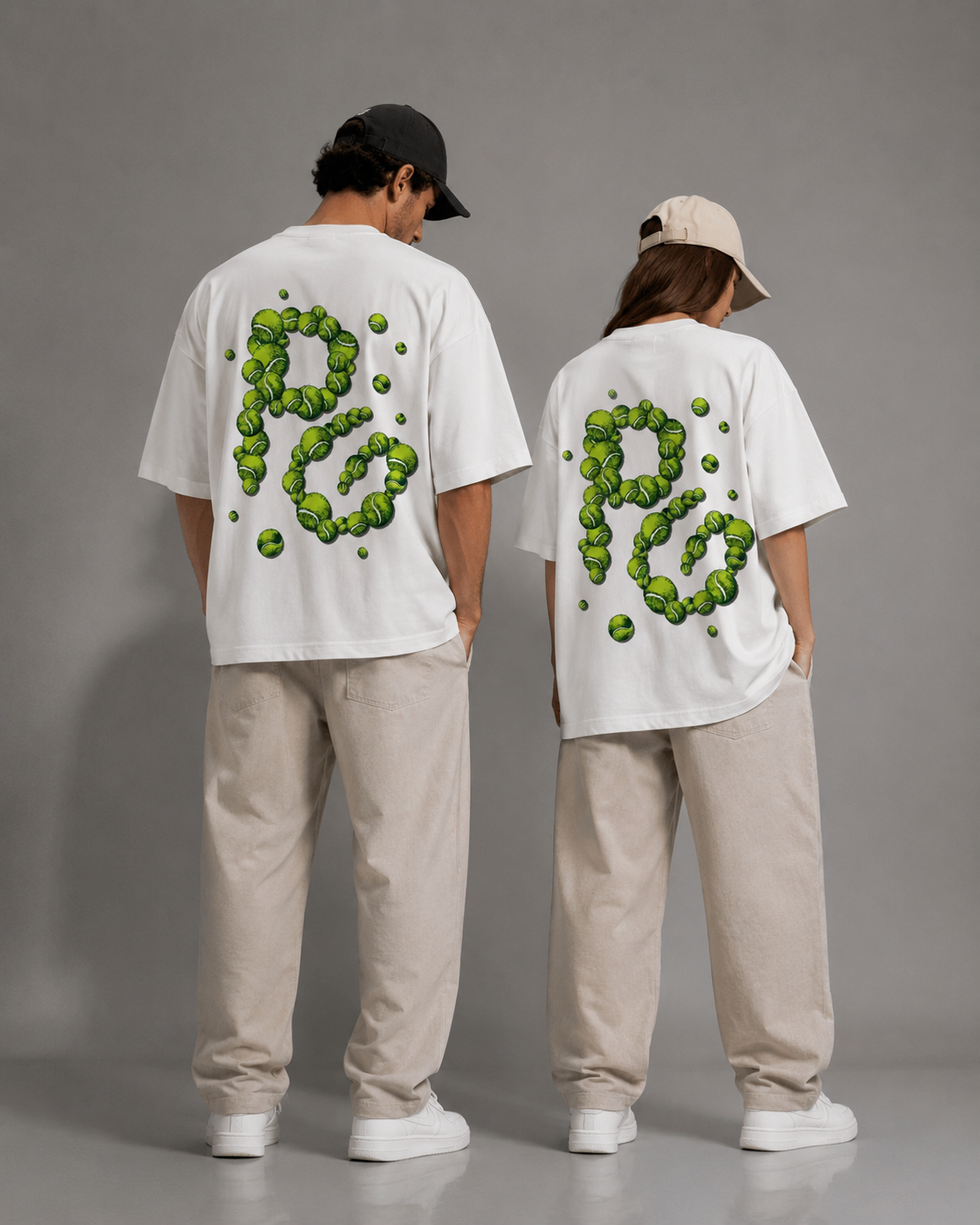 Camiseta PG Balls Oversized — Blanca
