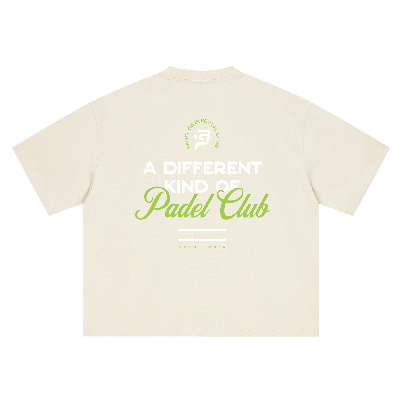 Camiseta PG Social Club Drop Shoulder — Beige