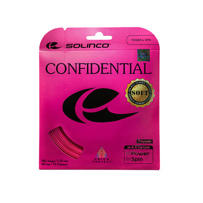 Cuerdas Solinco Confidential Soft Pink 1.20