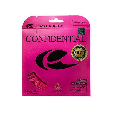 Cuerdas Solinco Confidential Soft Pink 1.20